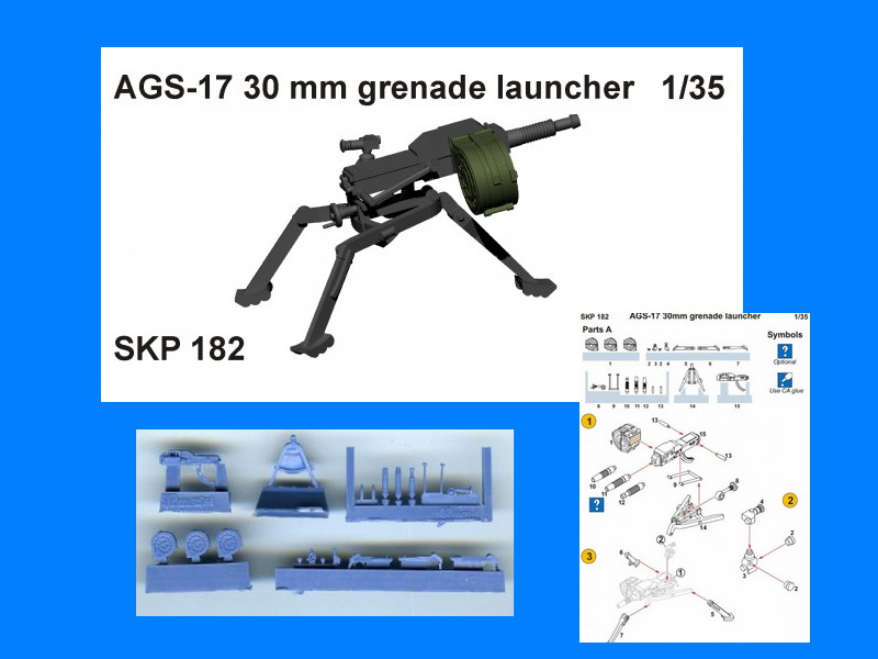 SKP182  AGS-17 Grenade launcher  1/35